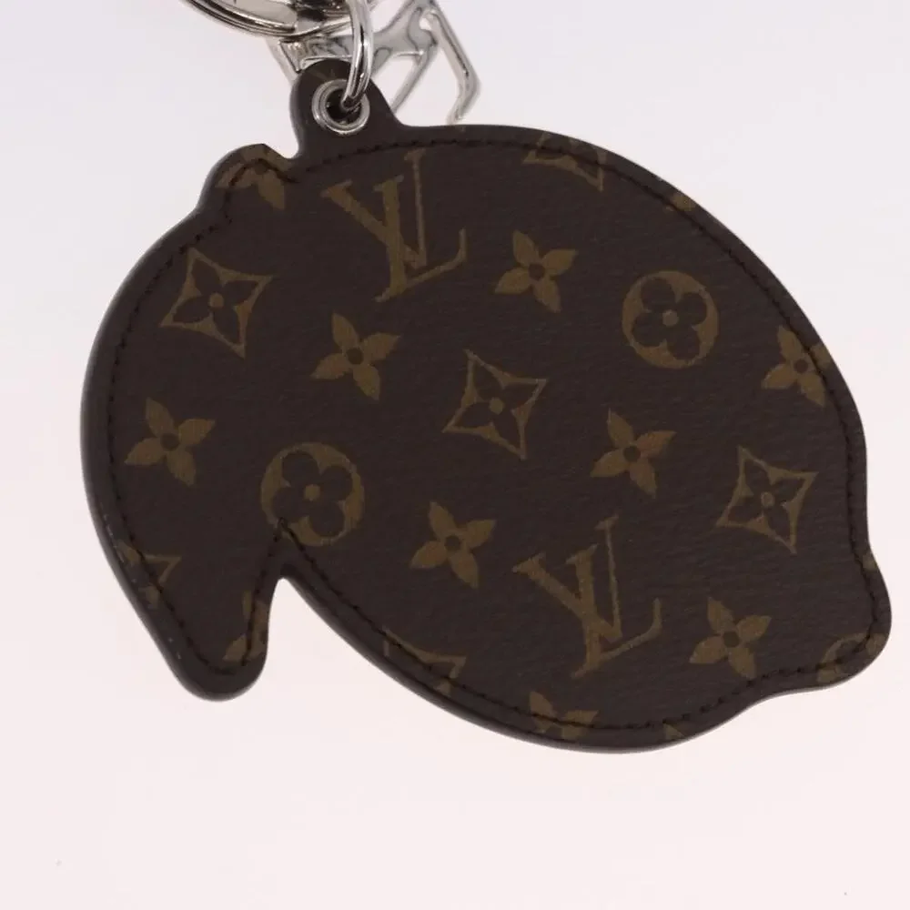 Louis Vuitton Monogram Porte Cles Charm Brown